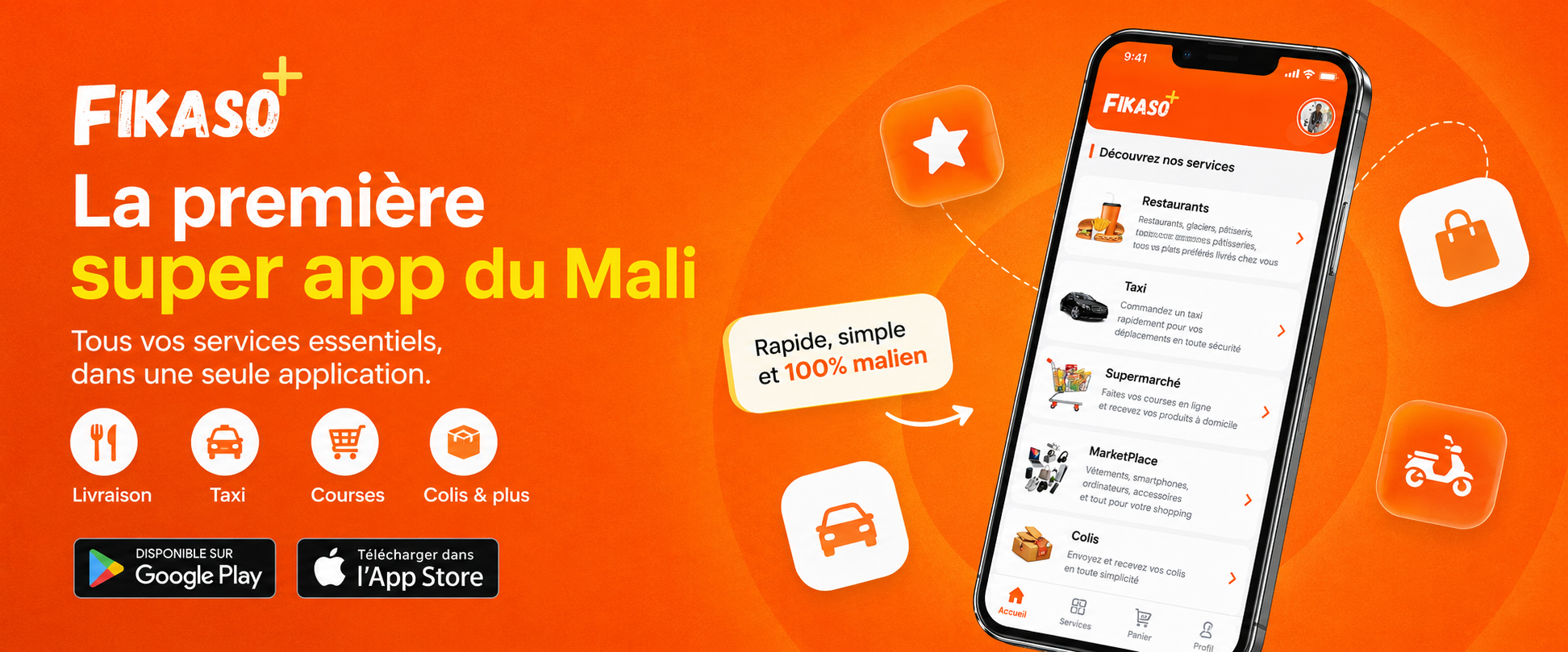 Fikaso+ — Super app Mali